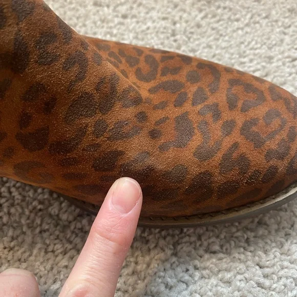 Clarks Brown Leopard Print Women's Shoes | 8.5 - Picture 9 of 12